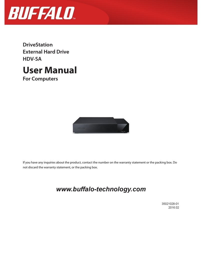Buffalo drivestation HDV-SA User manual
