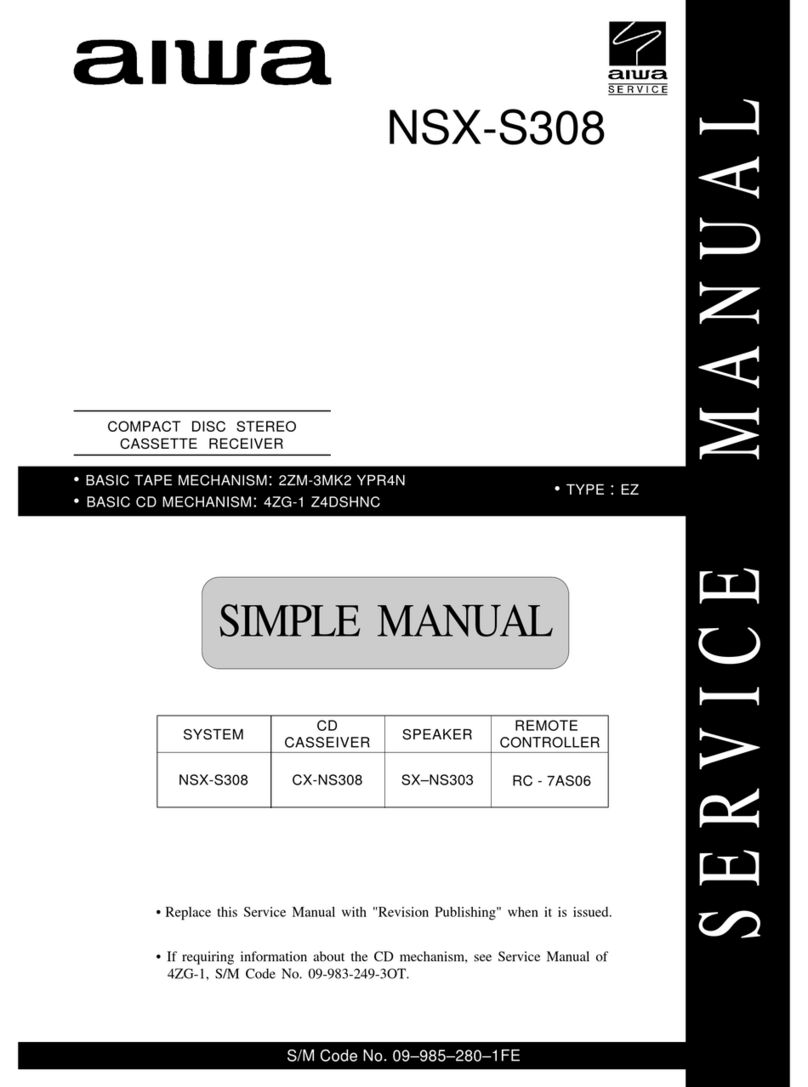 Aiwa NSX-S308 User manual