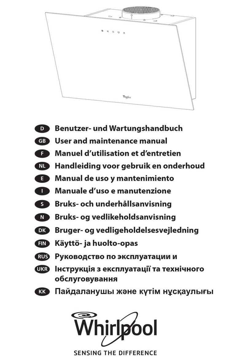 Whirlpool AKR 039 User and maintenance manual