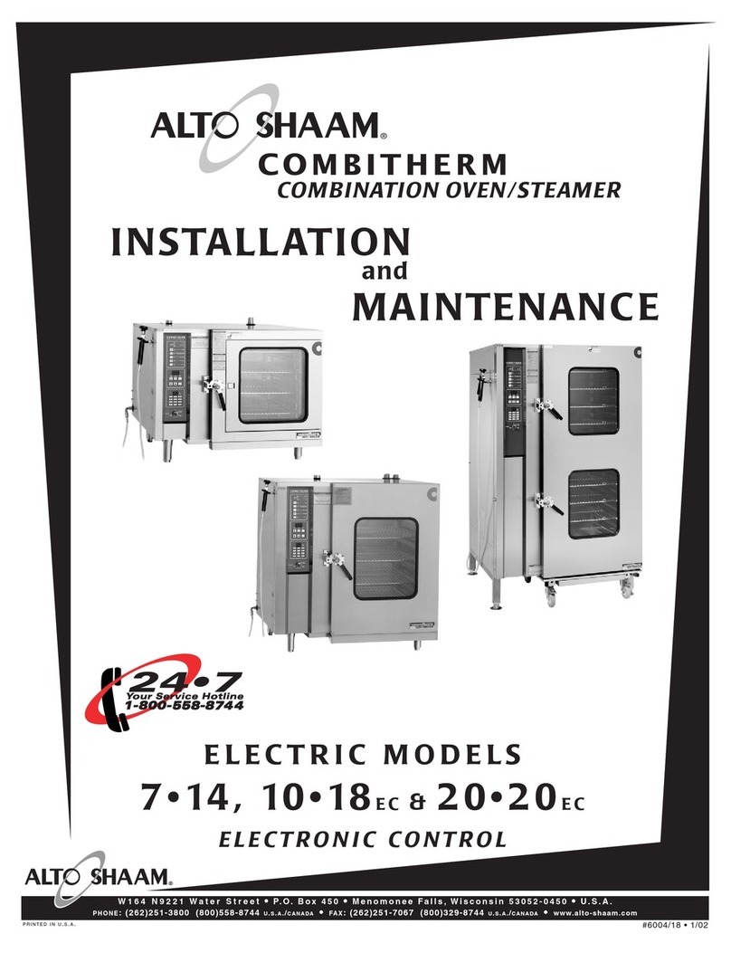 Alto-Shaam 7.14 Installation and Maintenance