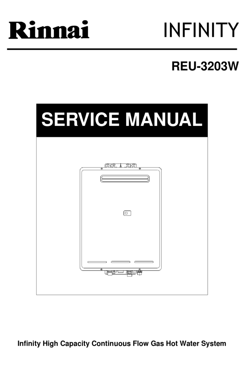 Rinnai INFINITY REU-3203W Service manual
