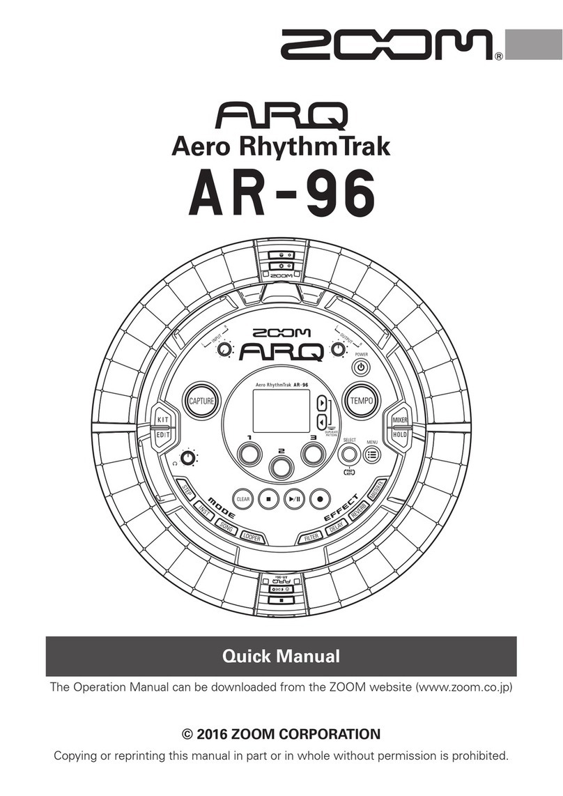 Zoom ARQ AR-96 Quick manual