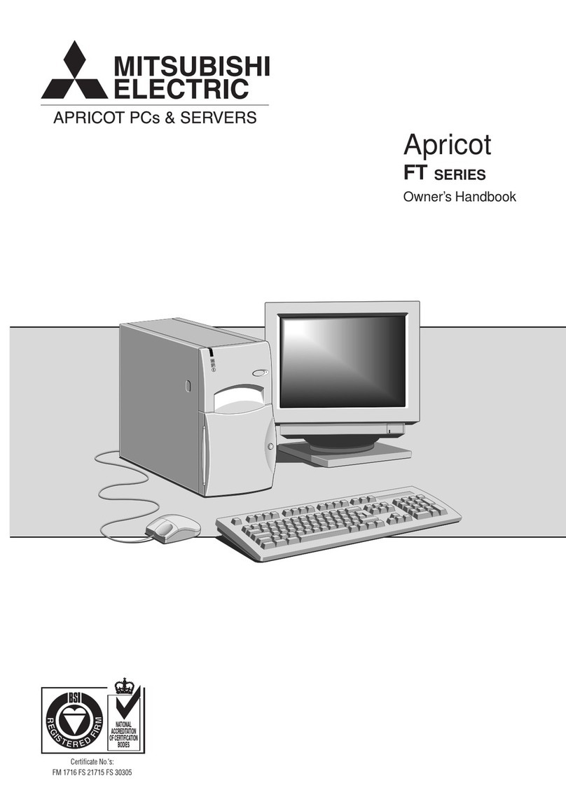 Mitsubishi Electric apricot ft series Owner's handbook