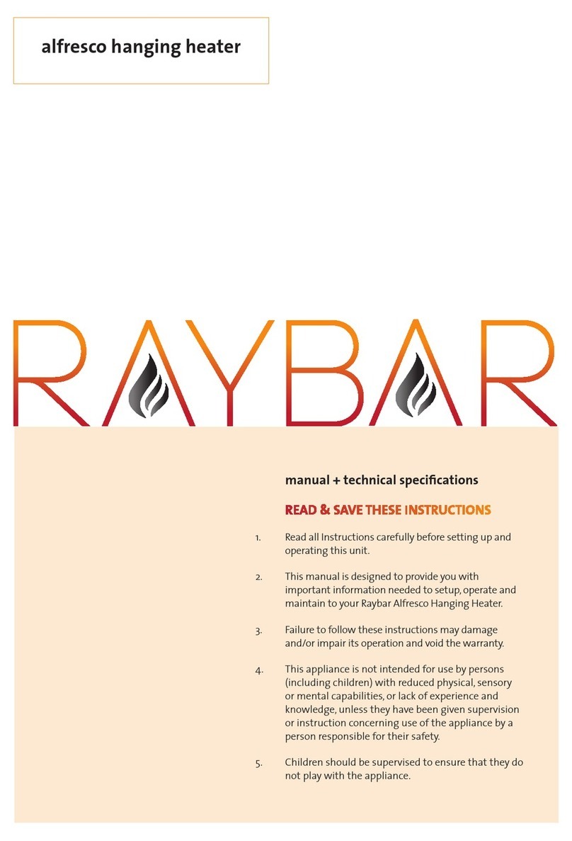 Raybar alfresco user manual