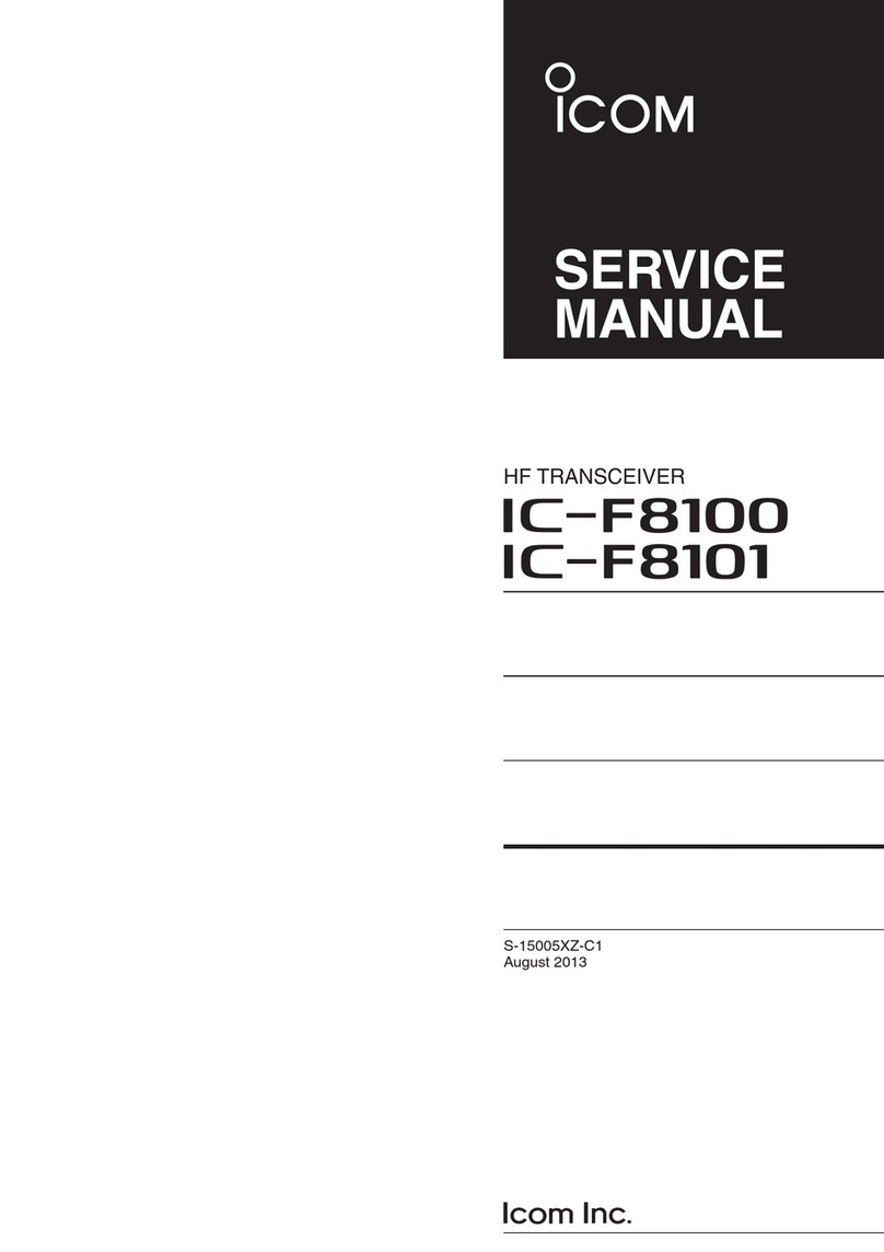 Icom IC-F8100 User manual