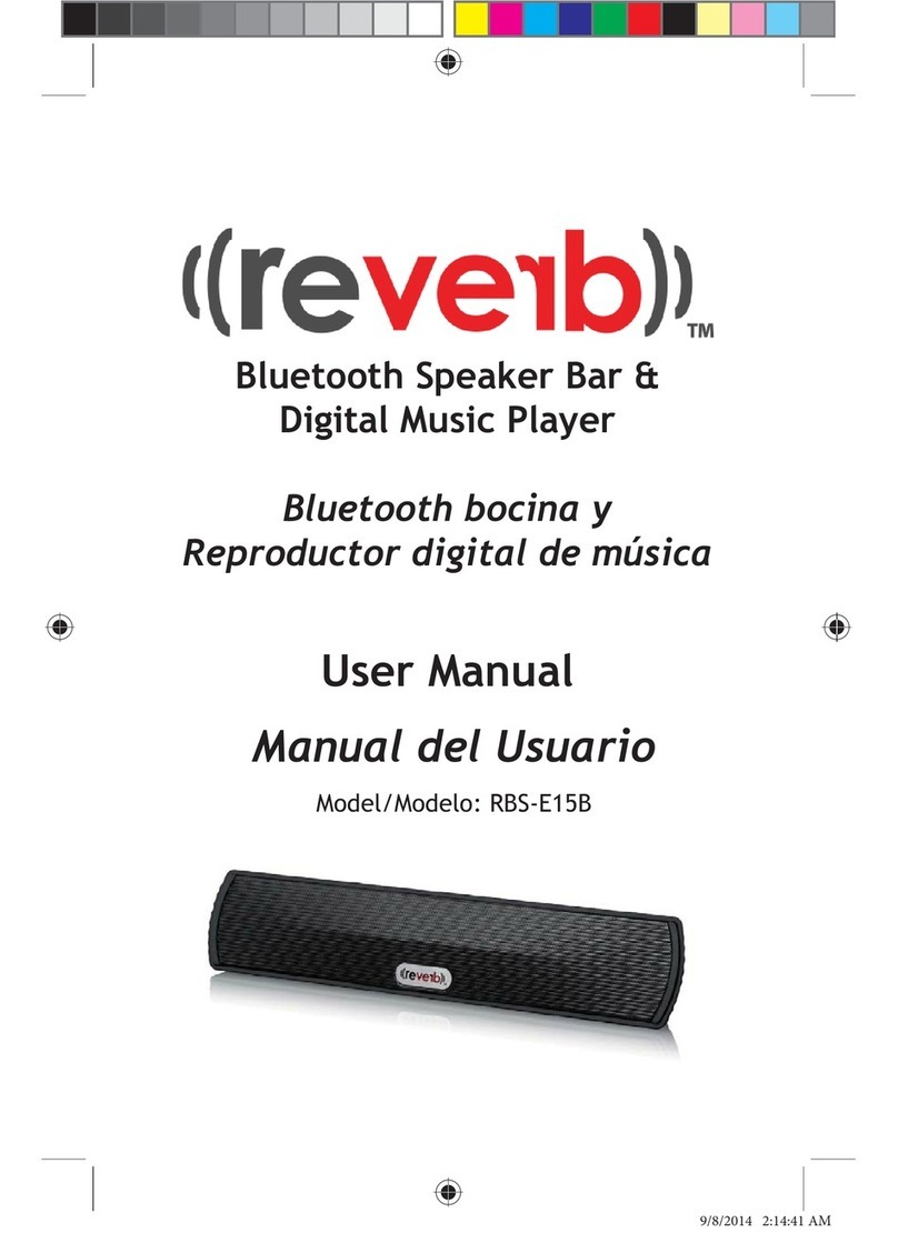 ReveRB RBS-E15E user manual