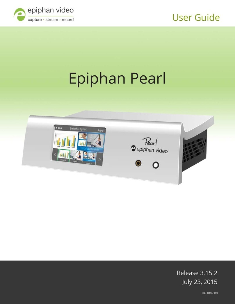 epiphan Pearl User manual