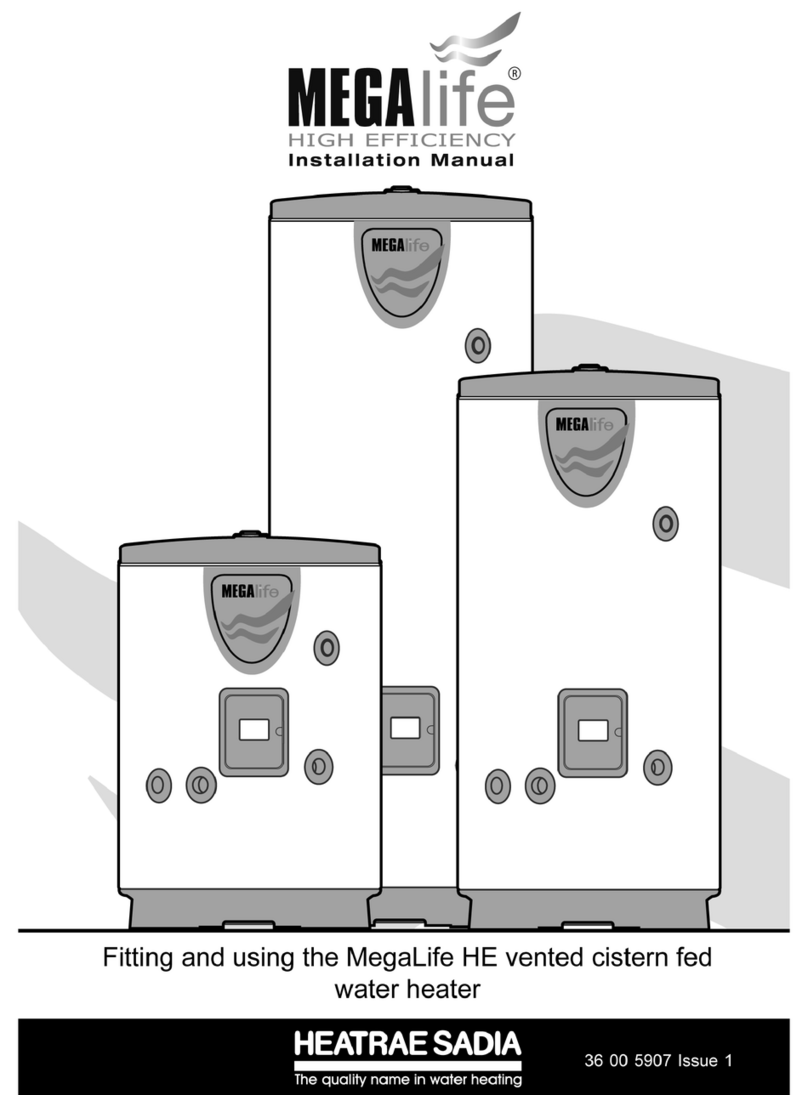 Heatrae Sadia sadia megalife he installation manual