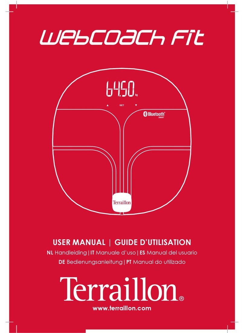 Terraillon WEBCOACH FIT User manual Terraillon WEBCOACH FIT User manual
