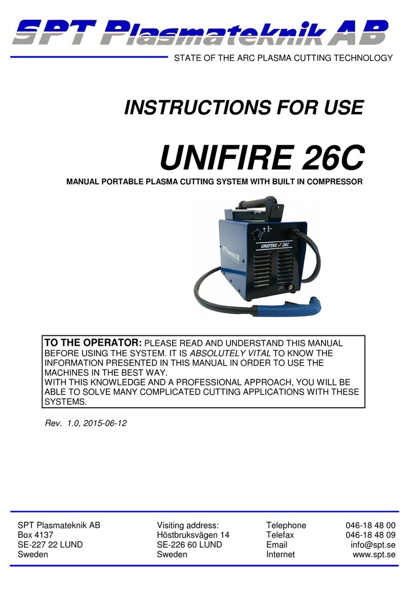 SPT UNIFIRE 26C Instructions for use