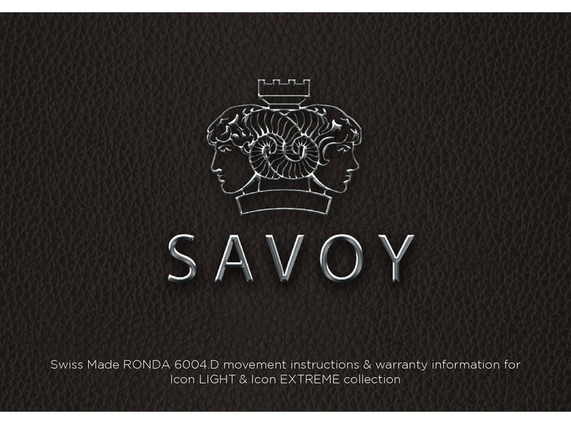 Savoy RONDA 6004.D user manual