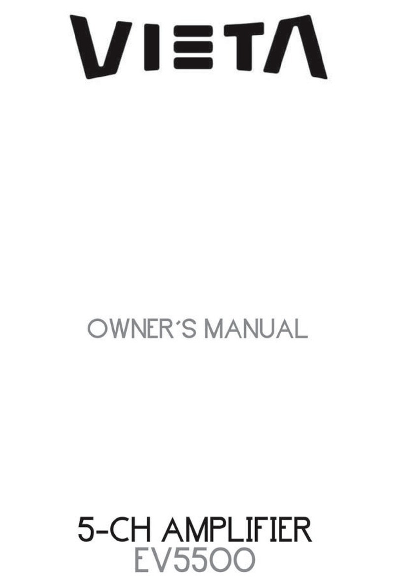 VIETA EV5500 owner's manual