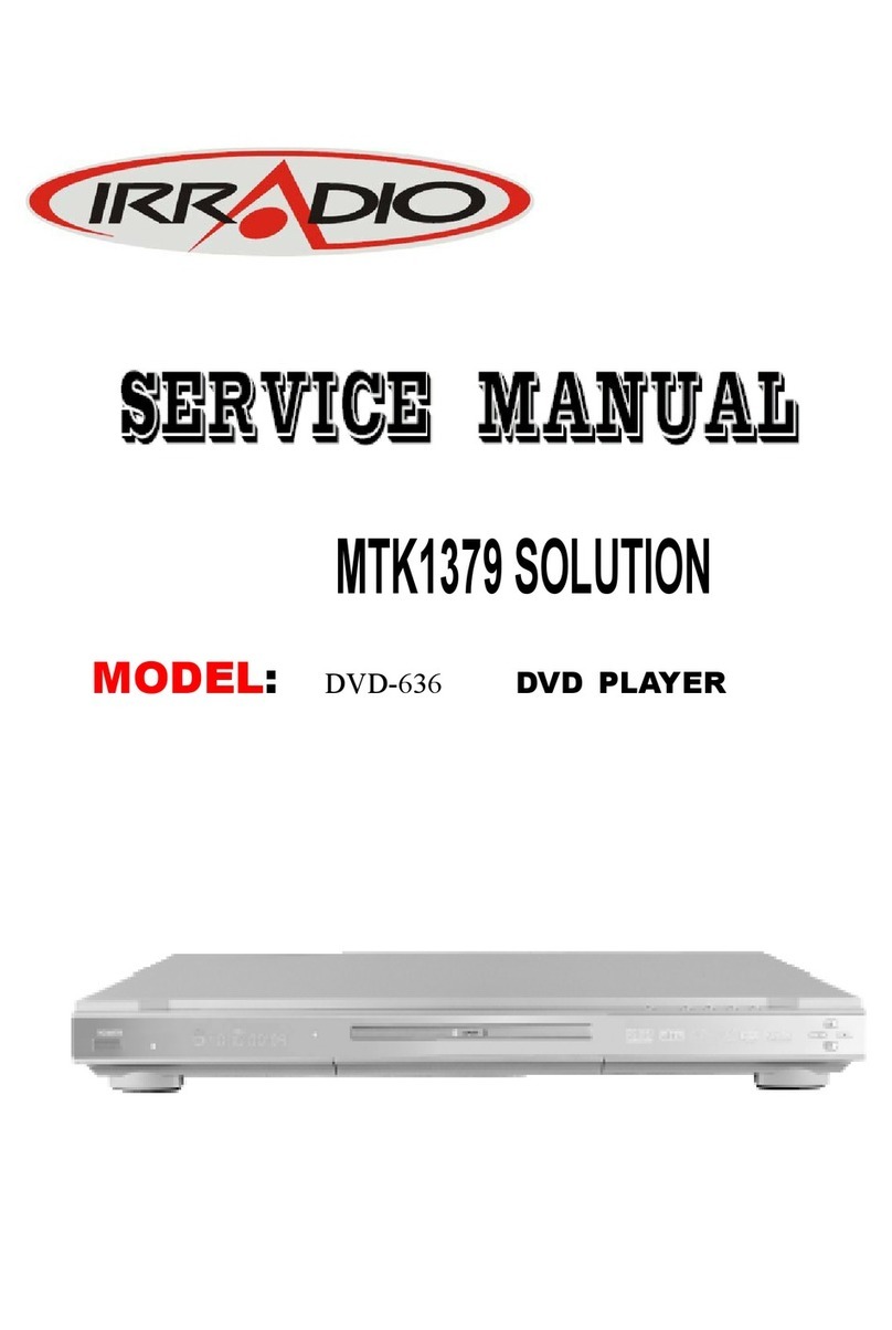 Irradio DVD-636 Service manual