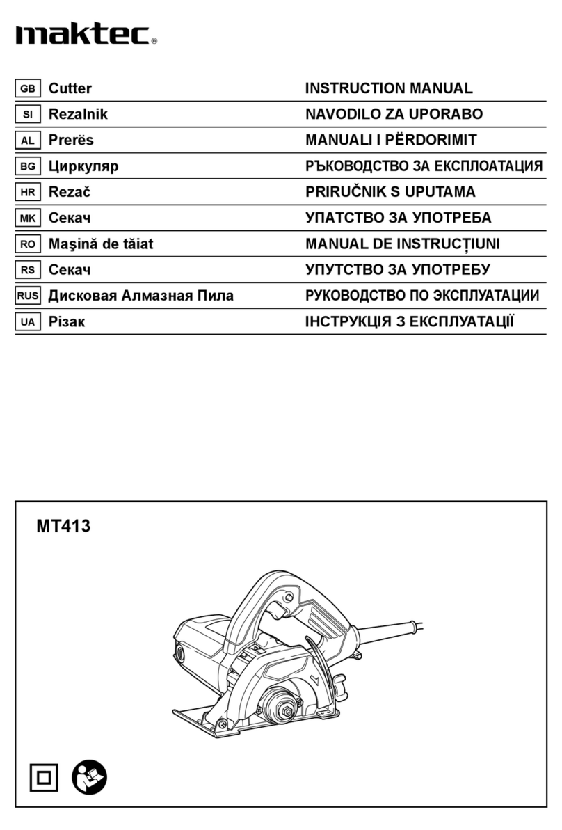 Maktec MT413 instruction manual