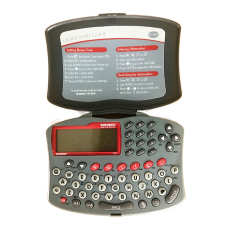 Rolodex RF-8001 user guide