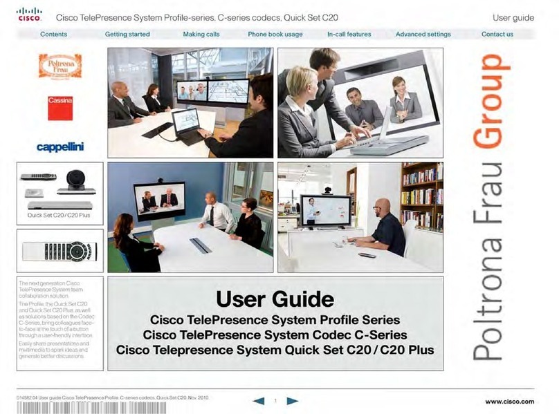 Cisco TelePresence Profile Series user guide