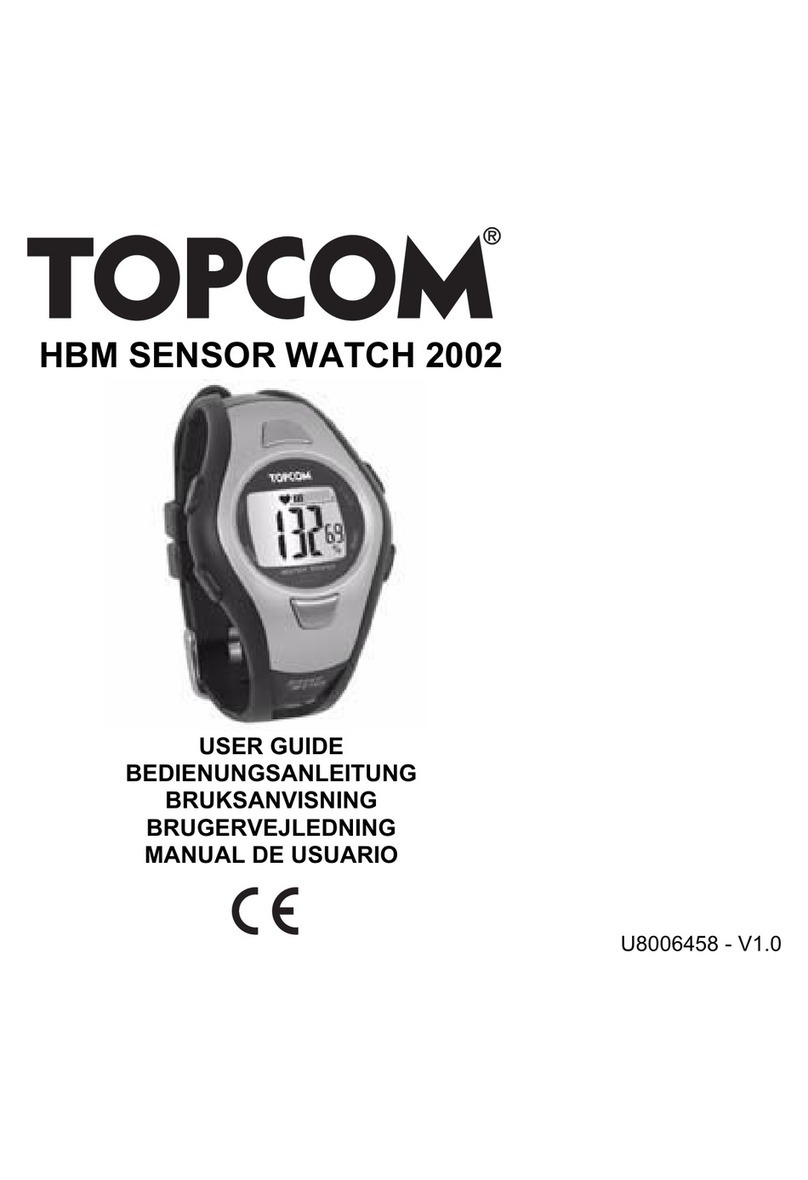 Topcom HBM Sensor Watch 2002 user guide