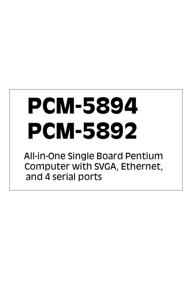 Aaeon PCM-5894 manual