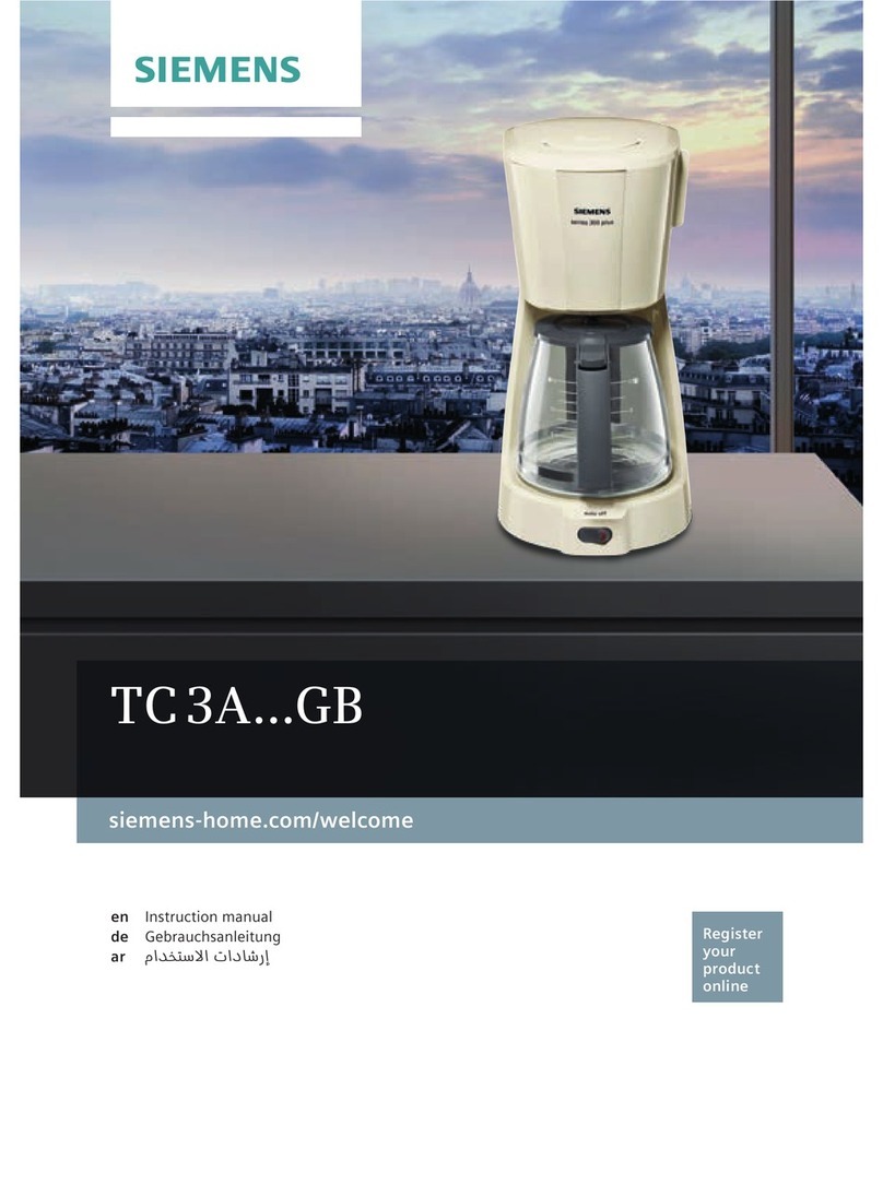Siemens TC3A...GB User manual