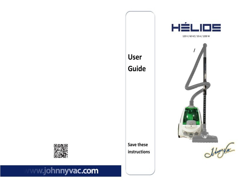 JOHNY VAC HELIOS user guide