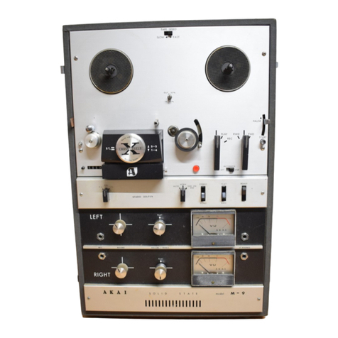 Akai M-9 Operator's manual