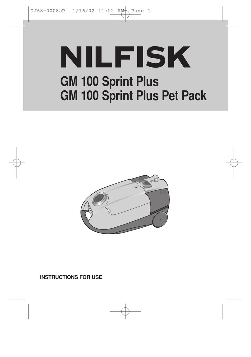 Nilfisk-Advance GM 100 Sprint Plus User manual