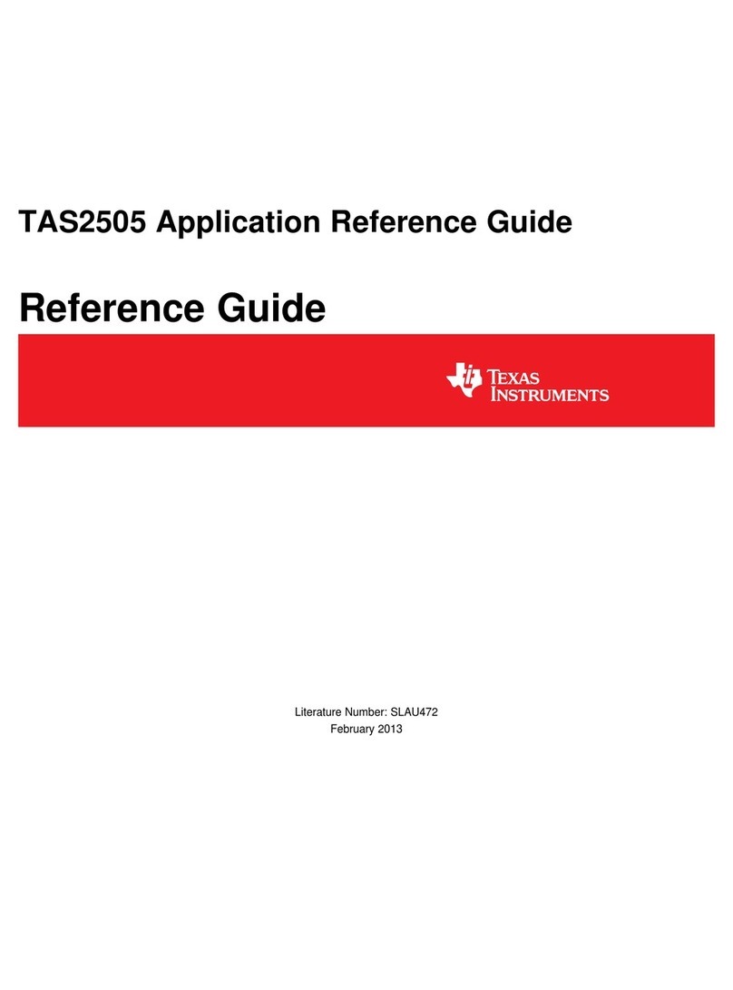 Texas Instruments TAS2505 User manual