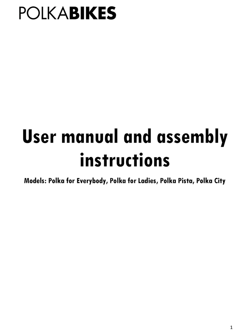 POLKABIKES Polka for Everybody User manual and assembly instructions