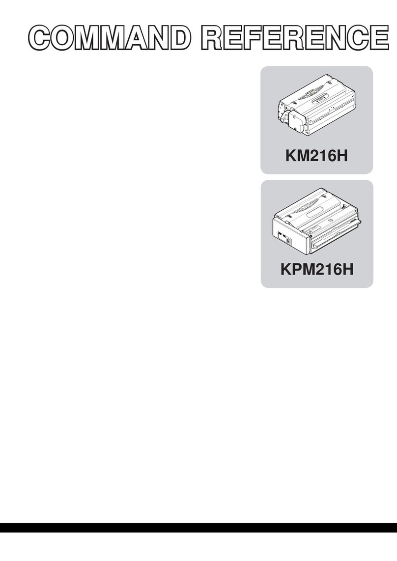 Custom Audio Electronics KM216H Installation manual