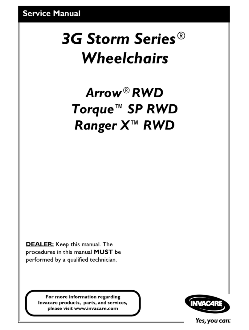 Invacare Arrow RWD User manual