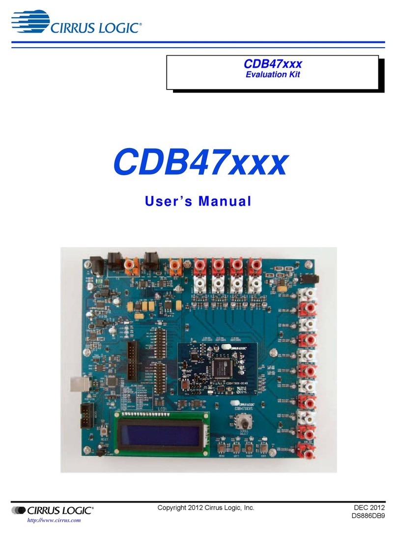 Cirrus Logic CDB47xxx User manual