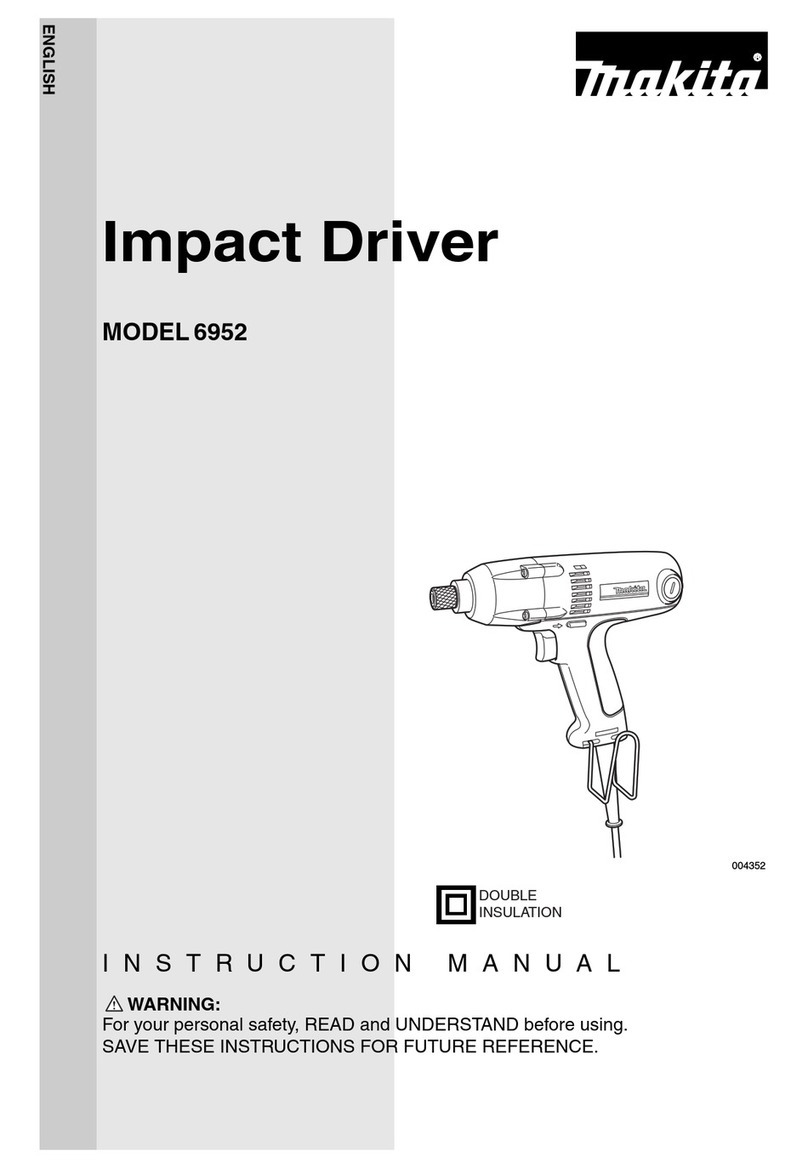 Makita 6952 instruction manual