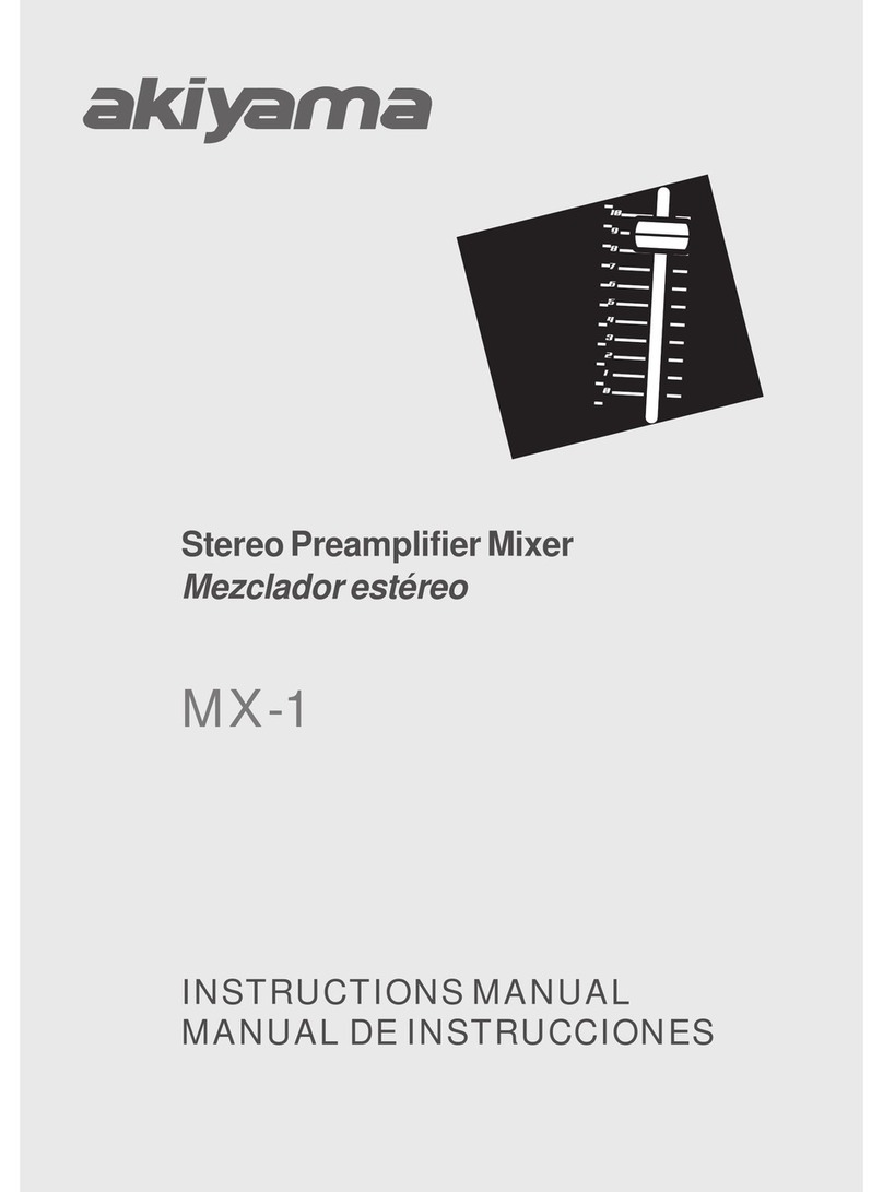Akiyama MX1 instruction manual
