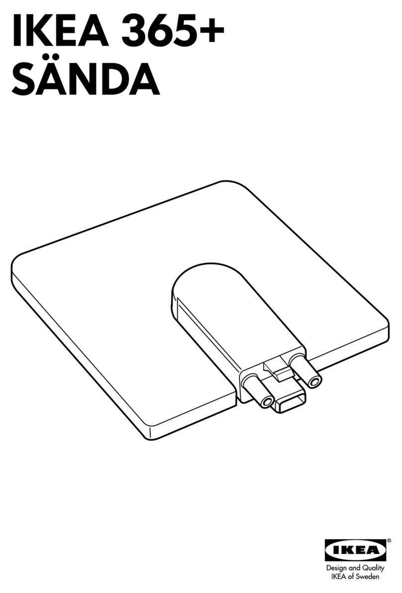 IKEA 365+ SANDA SPOTLIGHT installation instructions