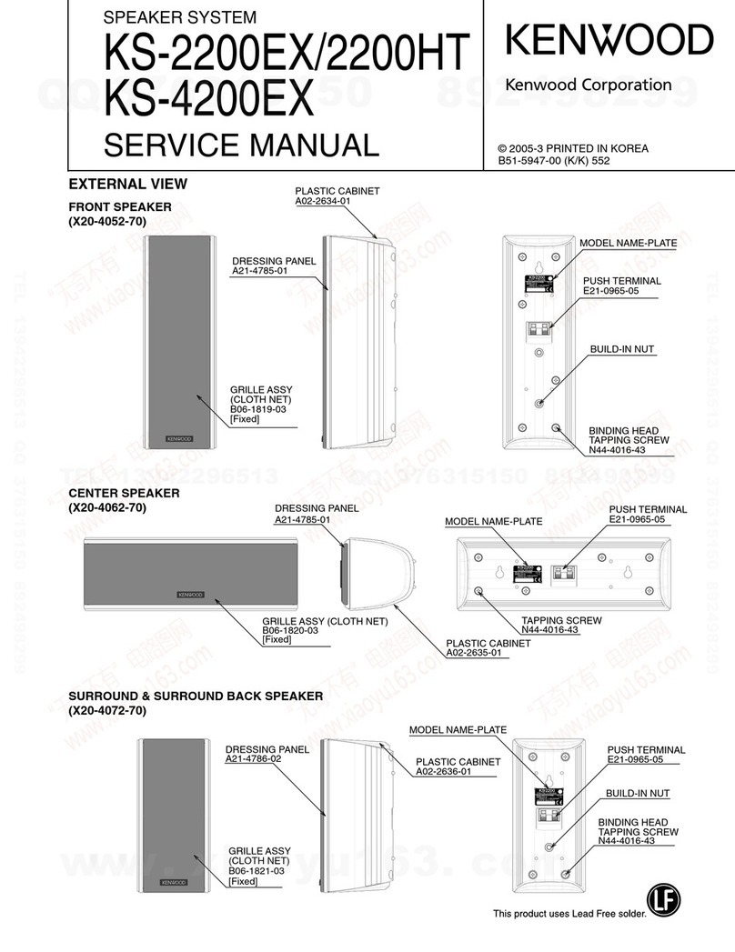 Kenwood KS-2200EX User manual Kenwood KS-2200EX User manual