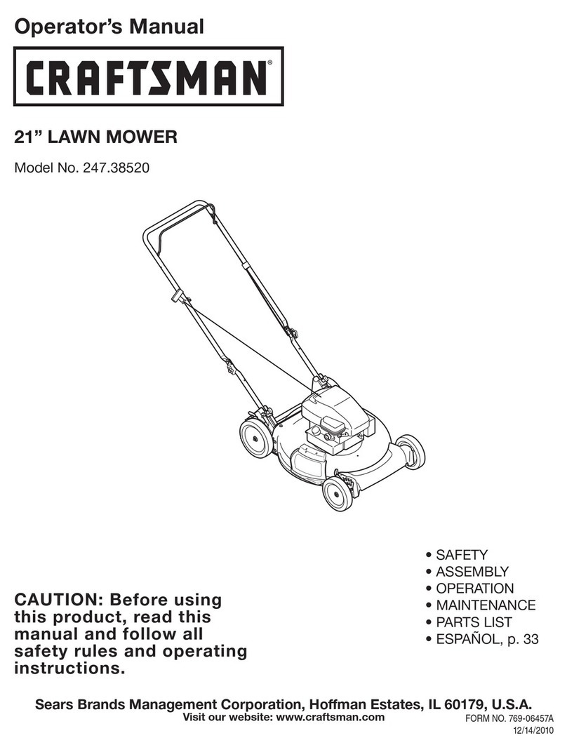 Crafstman 10t802 Operator's manual