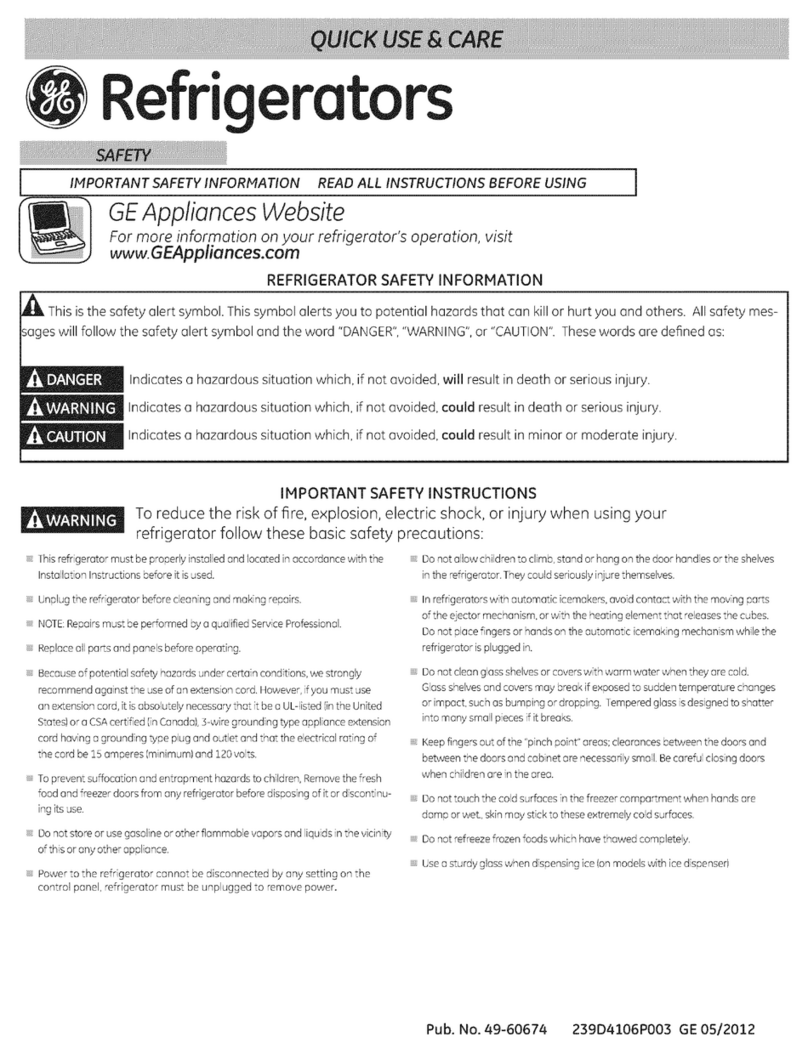 GE PFE29PSDASS Installation instructions GE PFE29PSDASS Installation instructions