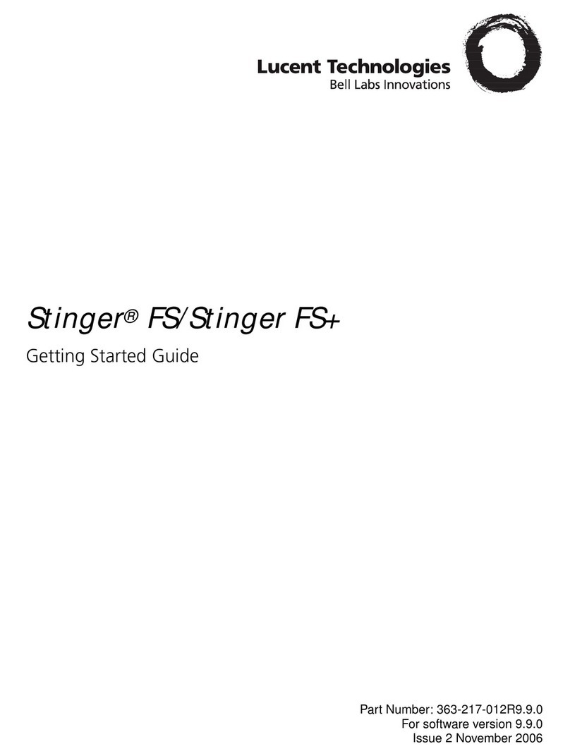 Lucent Technologies Stinger FS User manual