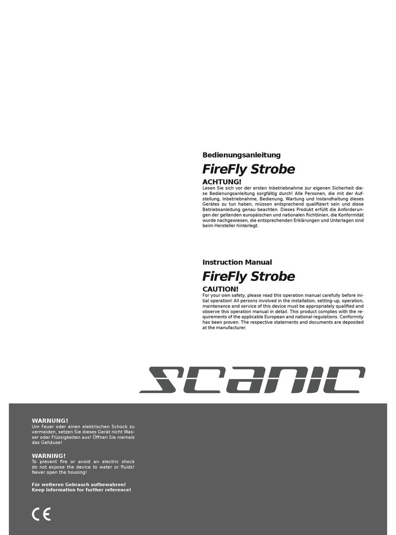 Scanic FireFly instruction manual