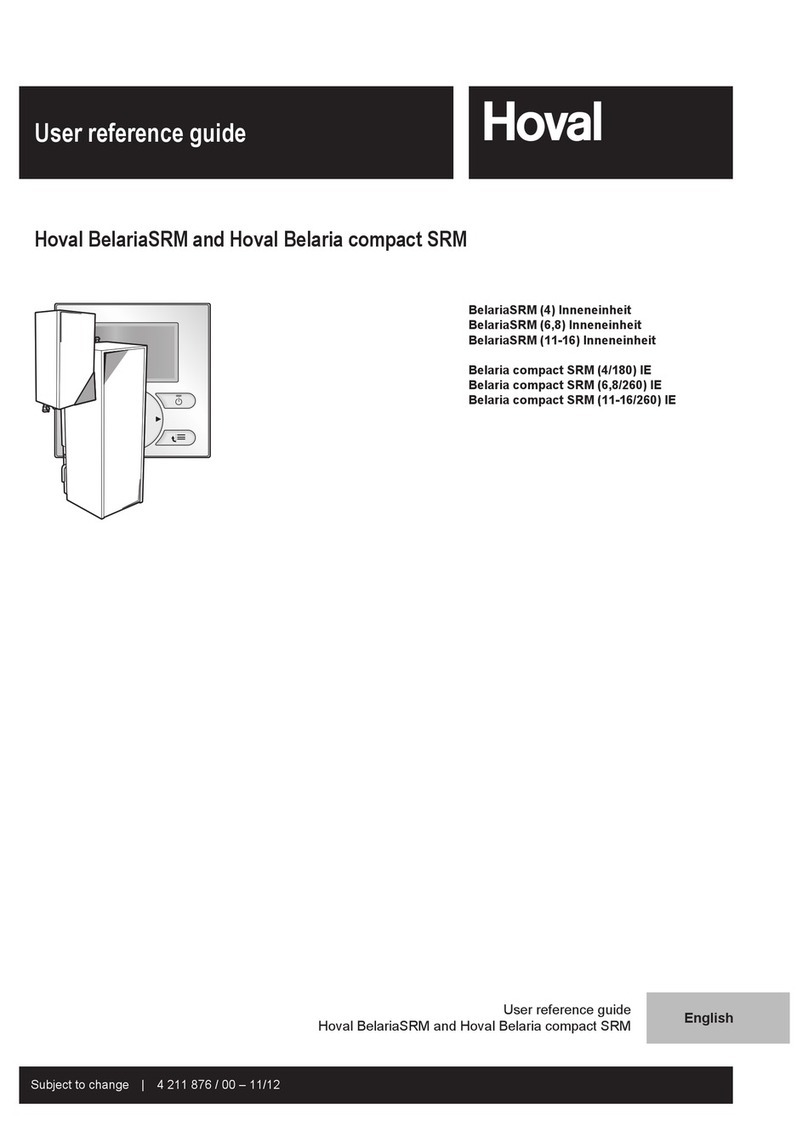 Hoval BelariaSRM 4 User reference guide