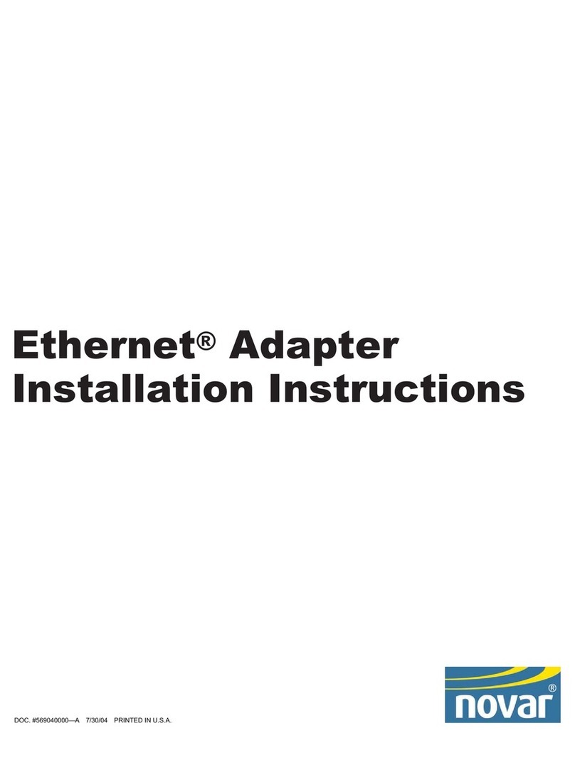 Novar EP/2-EA installation instructions