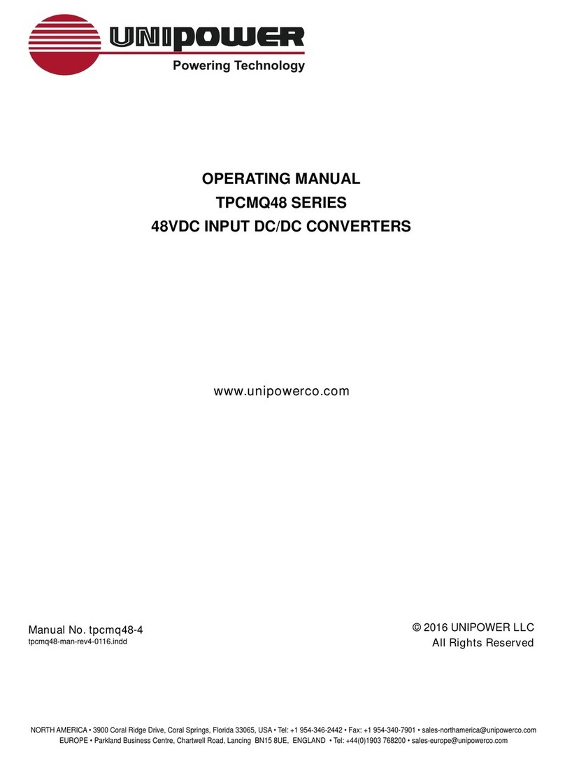 Unipower TPCMQ48 SERIES operating manual