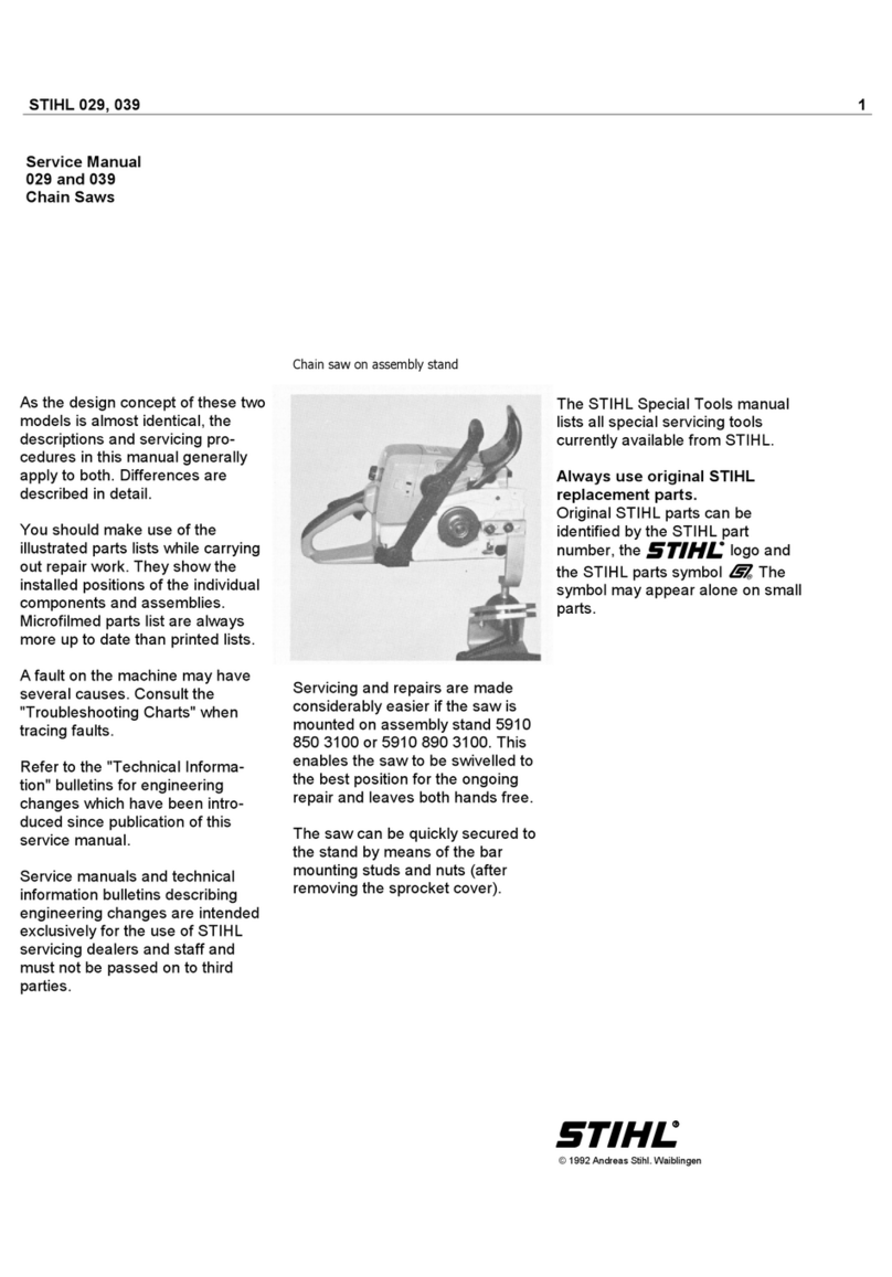 Stihl 029, 039 User manual