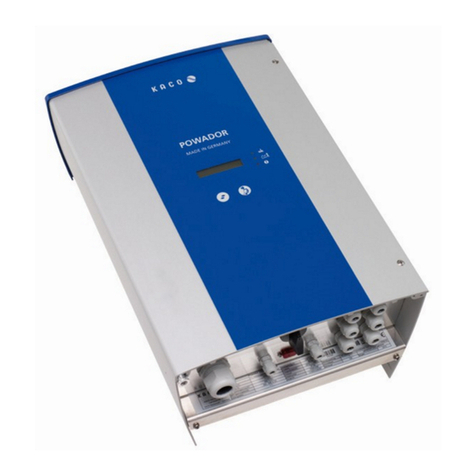 Kaco Powador 1501xi operating instructions