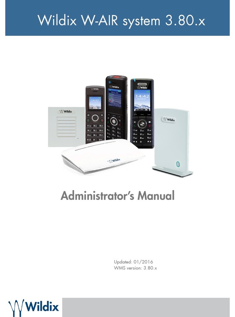 Wildix W-AIR 3.80.x Administrator's manual