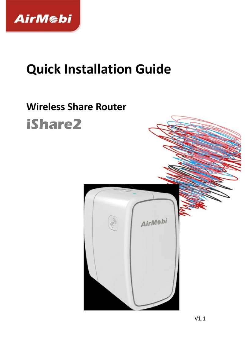 AirMobi ISHARE 2 Quick installation guide