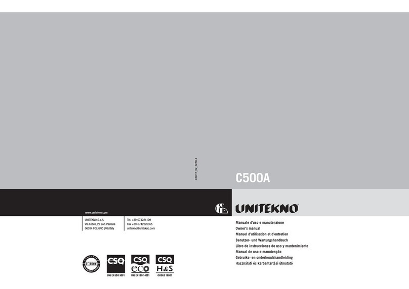 Unitekno C500A owner's manual