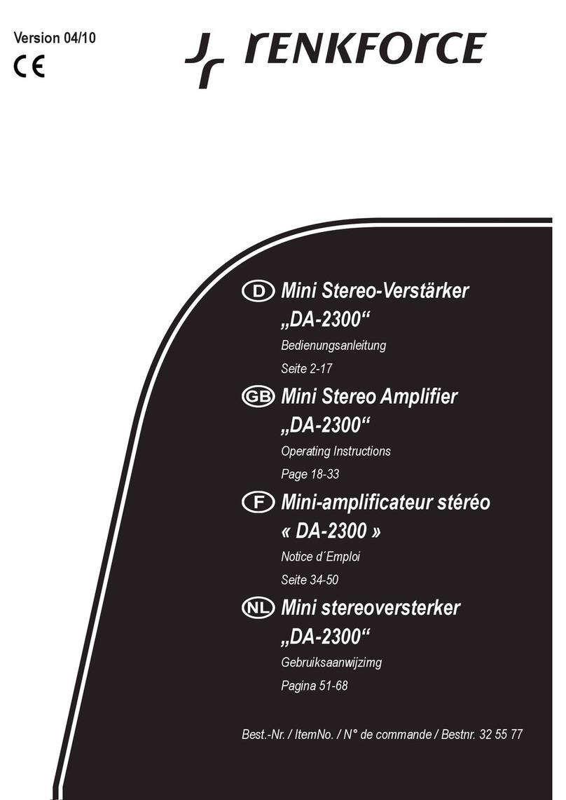 Renkforce DA2300 operating instructions