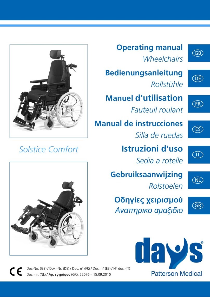Days Solstice Comfort User manual Days Solstice Comfort User manual