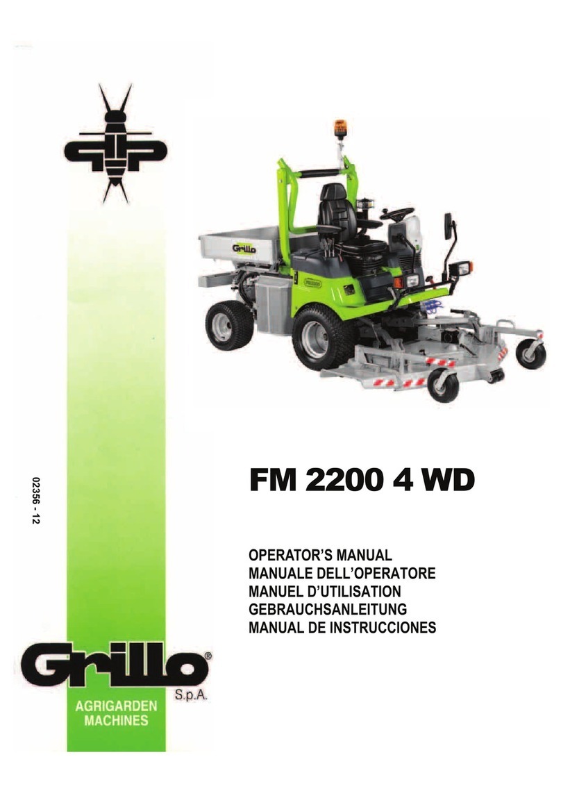 Grillo fm2200 User manual Grillo fm2200 User manual